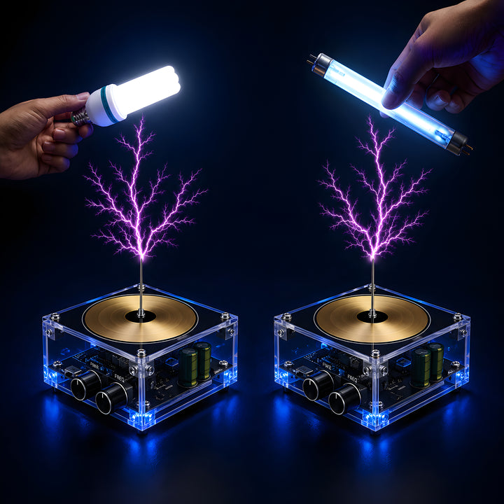 Tesla Coil Music Speaker | Wireless Plasma Arc Lightning Speaker