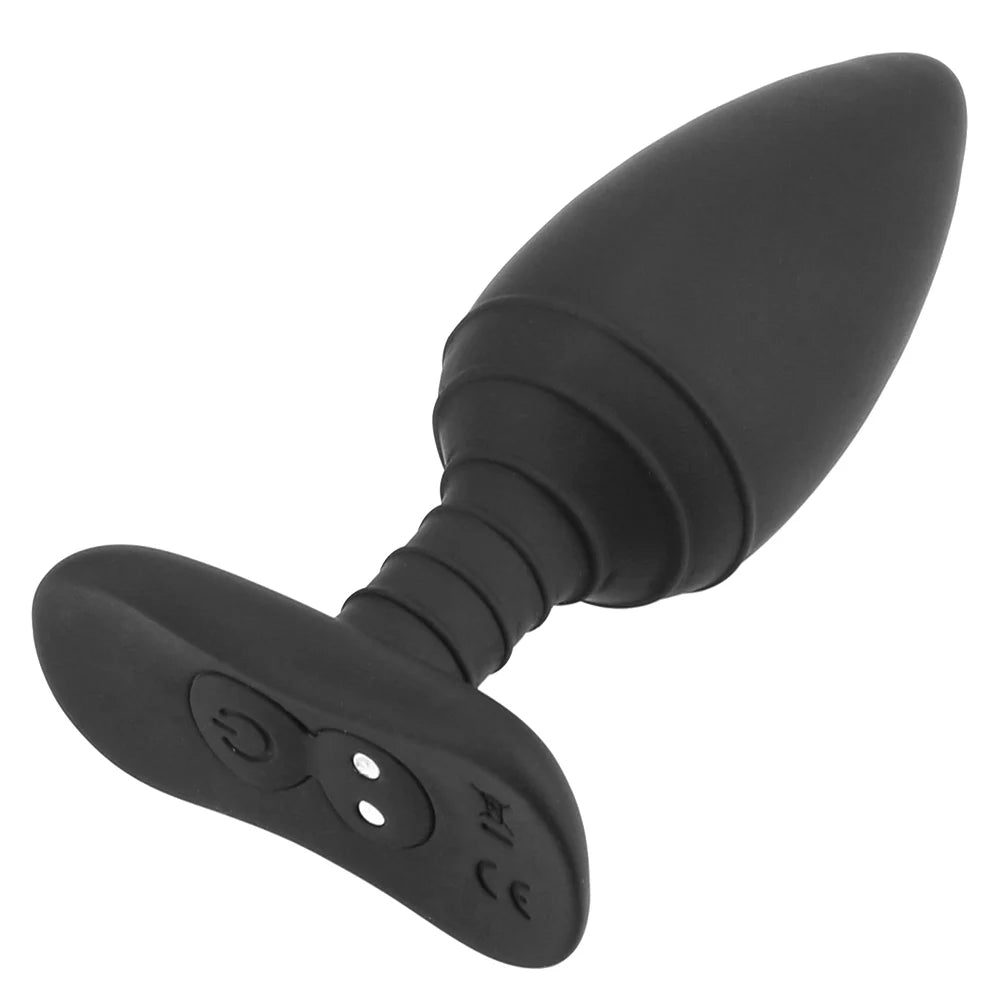 Electric Shock Vibrator E-stim Anal Plug Remote Control