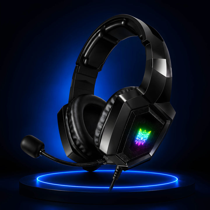 K8 RGB Gaming Headset with HD Microphone | Surround Sound Wired Headphones