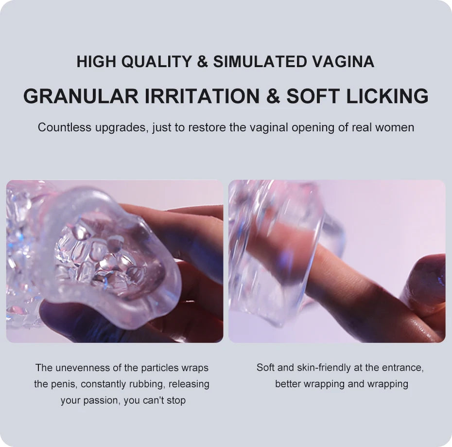 360° Rotation Male Masturbator Cup Sex Toys for Men Blowjob Oral Pussy Masturbation Sucking Automatic Climax Glans Massager