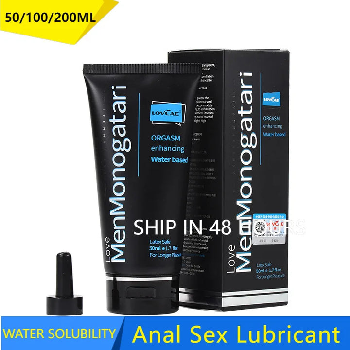 Lubrication for Men Gay Couple Sex Toys Lube Water-based Lubricant