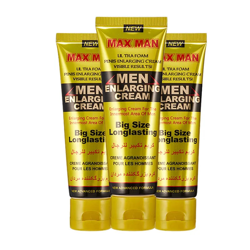 Sex toys，dick,ejaculation,penetration,penetration anal,Yellow Maxman gel cream for men's penis gel