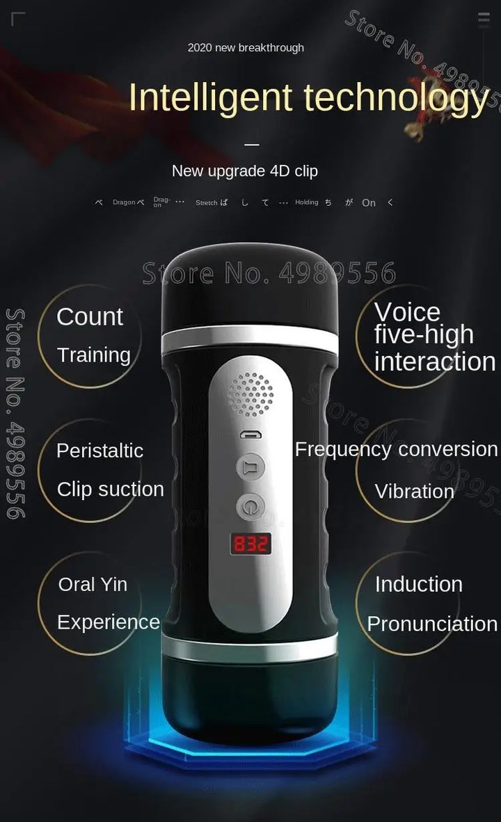 Automatic Sex Toys for Men 18+ Male Masturbator Cup Real 3D Vagina Blowjob Sucking Electric Pocket Pussy Adult Goods Sex Machine