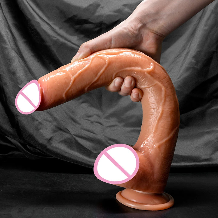 42cm Super Long Dildo Realistic Penis Soft Big Dick Powerful Suction Cup Female Masturbation Silicone Dildos Sexy Toys for Women