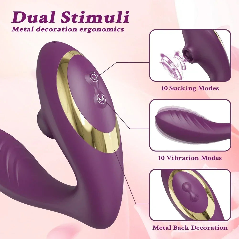 Female Oral Suction Clitoris Stimulator Massage Adults Sex Toys