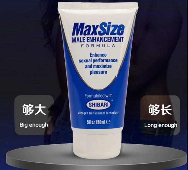 MAXSIZe Big  Penis Enlargement Cream 150ml Increase Xxl Size Erection Products Sex Products for Men Aphrodisiac Pills for Man