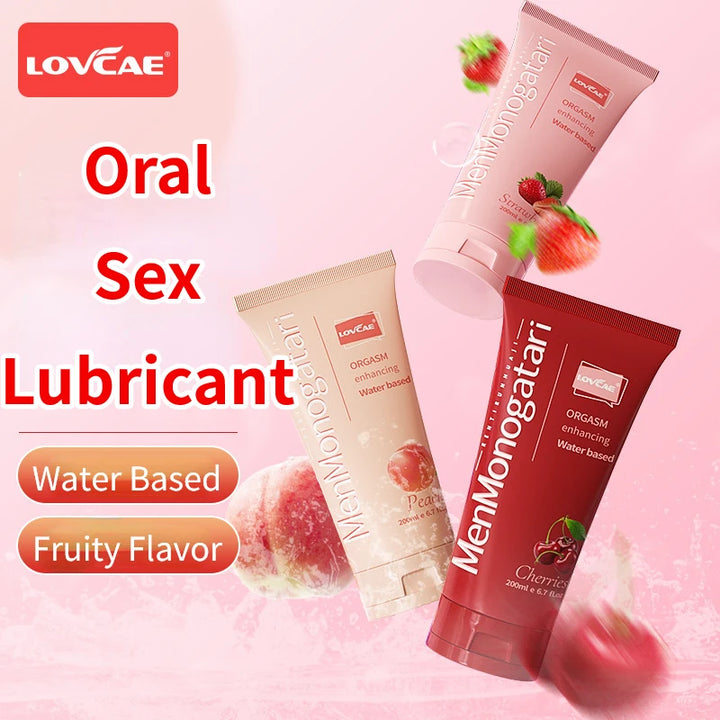 Lubricant for Sex Fruity Flavor Lubricating Fluid Water Based Lube Adult