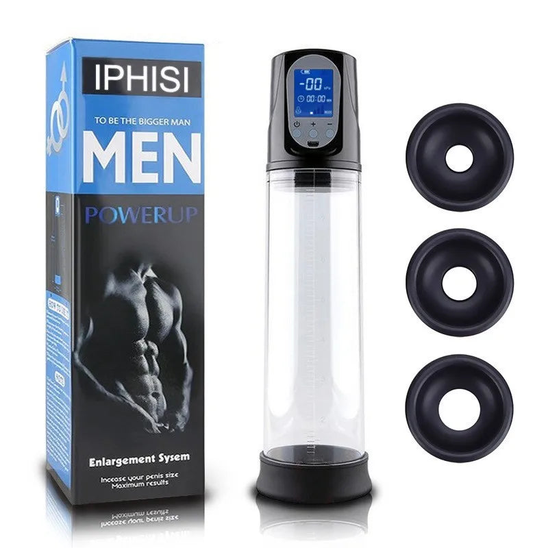 Male Penis Pump Manual Penis Enlarger Enhancement Erection SexToys For Man Vacuum Pump Big Dick Trainer Male Lasting Masturbator