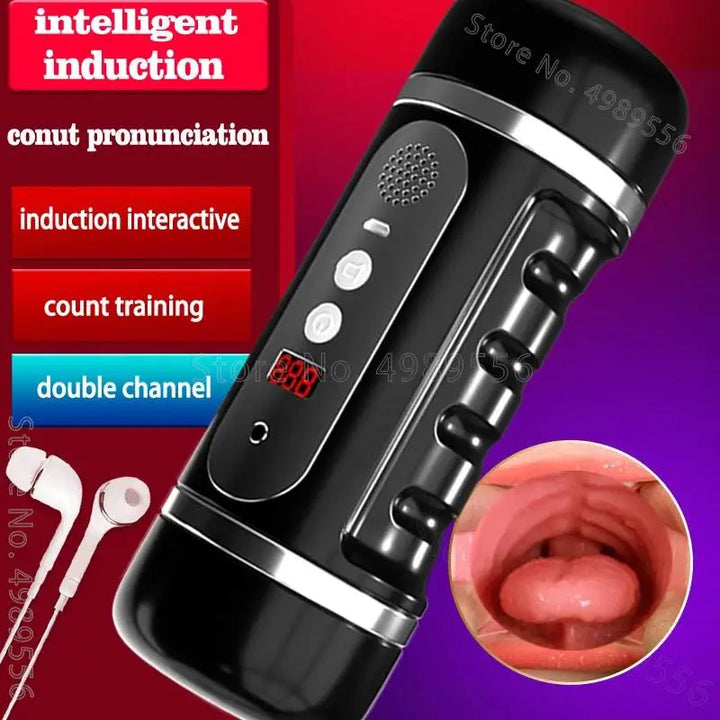 Automatic Sex Toys for Men 18+ Male Masturbator Cup Real 3D Vagina Blowjob Sucking Electric Pocket Pussy Adult Goods Sex Machine