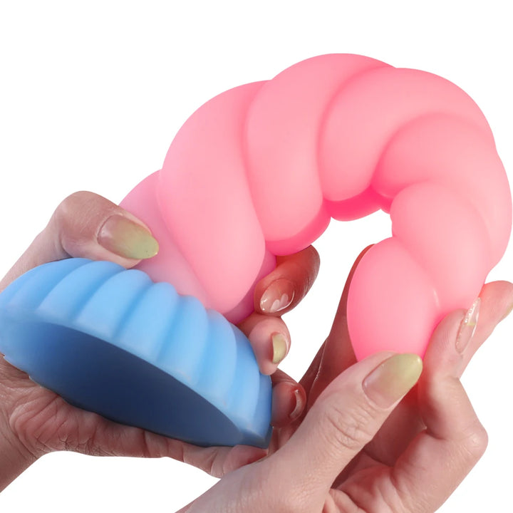 Cute Soft Dildo Female Masturbator Sexy Toys For Full Girl Skin Feeling Realistic Penis Silicone Suction Cup Dildos Women