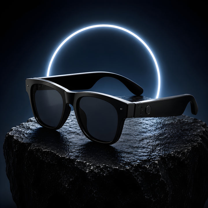 Bluetooth 5.3 Smart Audio Sunglasses | Open-Ear Wireless Sports Glasses with HD Calls