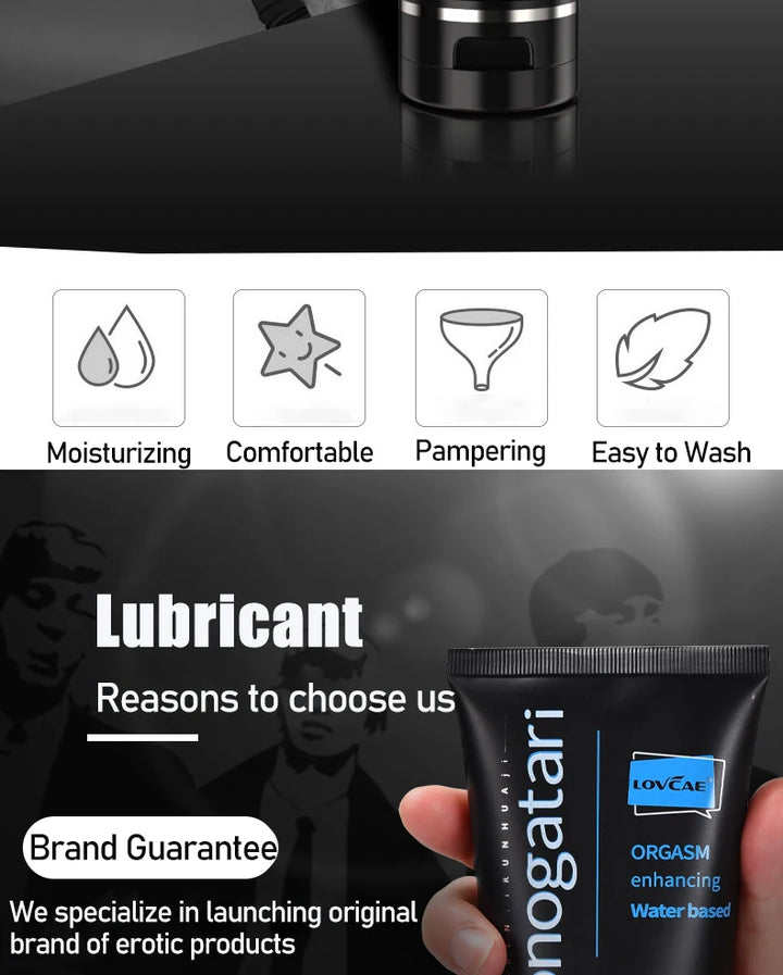 Adult Sex Anal Lubrication 50/100/200ml Easy To Clean Sex Lube for Men Gay Couple Sexy Toys Water-based Lubricant Sex Products