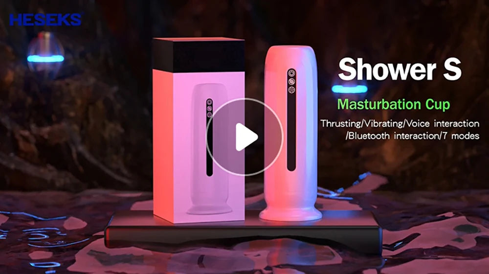 HESEKS 7 Thrusting Vibrations Wearable Automatic Male Masturbators Blowjob Vaginas Adult Masturbation Sex Toys For Men 18