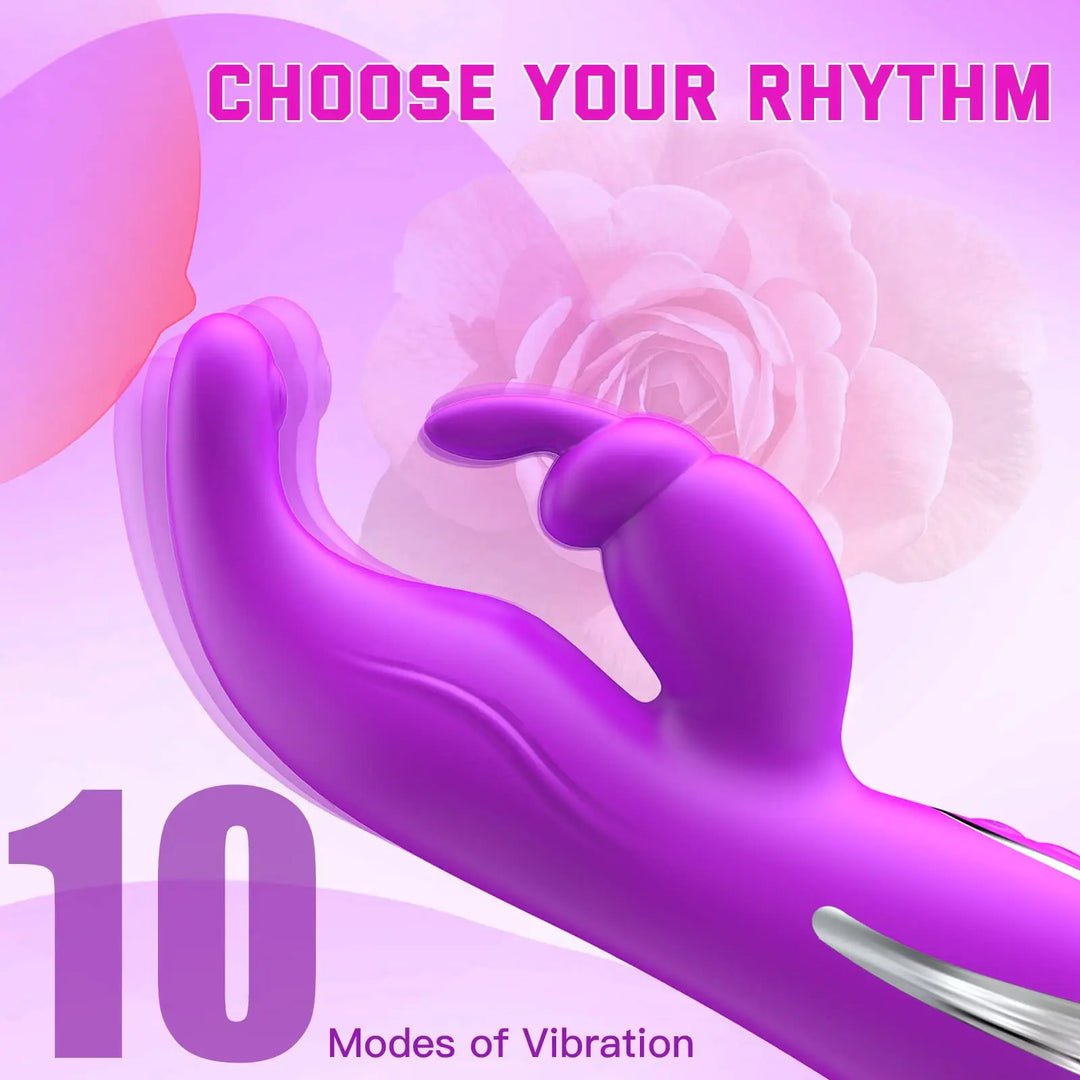 Dual Motor Female Vibrator Clitoral G Spot Rabbit