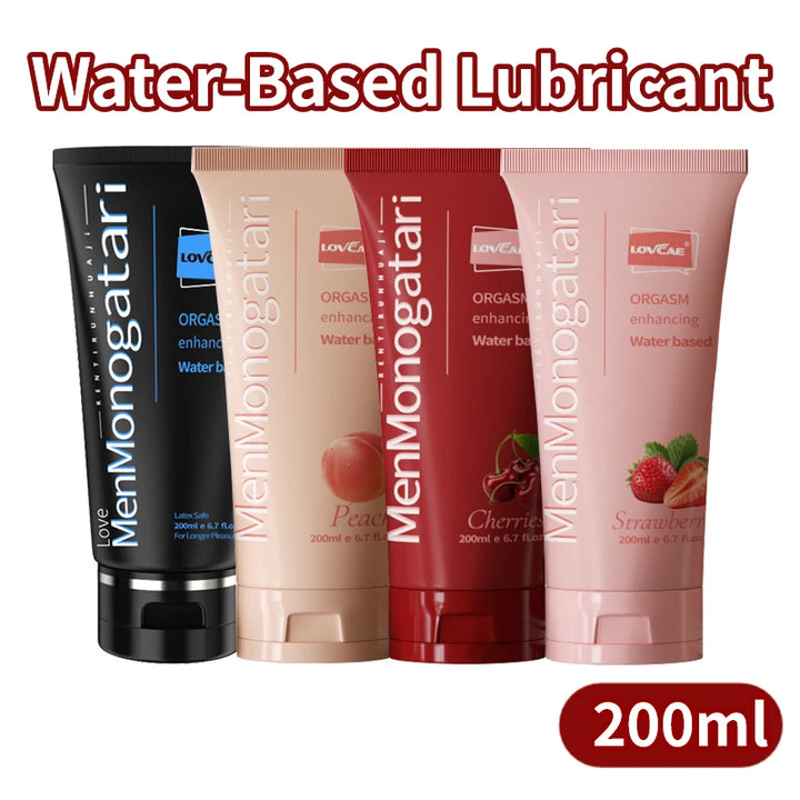 Lubricant for Sex Fruity Flavor Lubricating Fluid Water Based Lube Adult