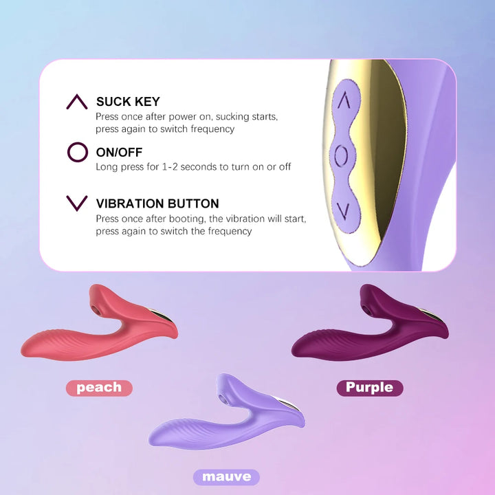 Sucking Vibrator For Women G Spot Clitoris Stimulator Female Vagina Masturbation