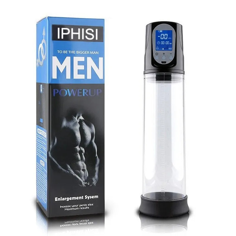 Male Penis Pump Manual Penis Enlarger Enhancement Erection SexToys For Man Vacuum Pump Big Dick Trainer Male Lasting Masturbator